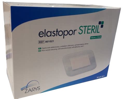 ELASTOPOR STERIL opatrunek jałowy 10 x 12cm 30szt 11998001705 Allegro pl