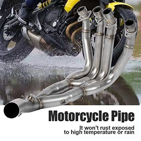 Cuque Motorcycle Full Exhaust System Vent Mm Front Pipe Motorcycle