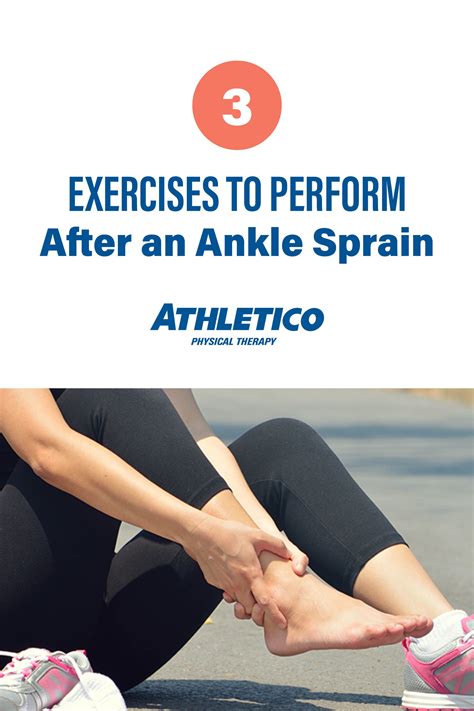 3 Exercises to Perform After An Ankle Sprain - Athletico | Sprained ...