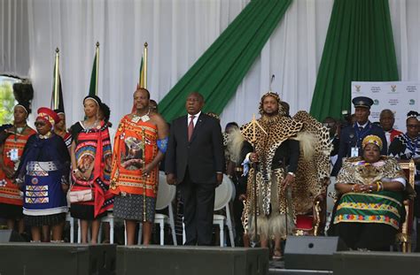 In Pics Ramaphosa Recognises New Zulu King In Colourful Ceremony