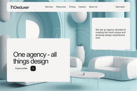 Cloneable Agency Hero Section Webflow