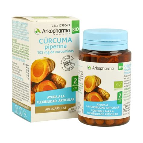 Comprar Arkoc Psulas C Rcuma Bio C Psulas Arkopharma Naturitas