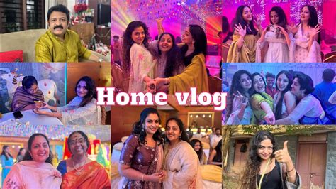 Home Vlog Sangeeth Function Sindhu Krishna Youtube