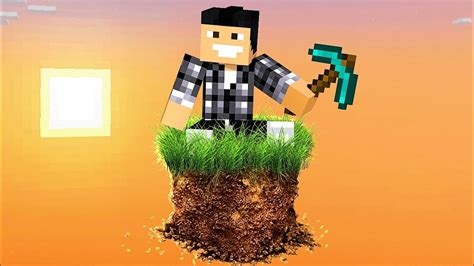 Survivre Dans Minecraft Avec Un Seul Bloc RÉaliste Youtube