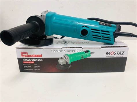 MOSTAZ 4 108mm 720Watt Angle Grinder MS720 With Handle 6 Months