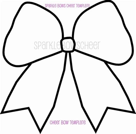 Cheer Bow Template Download