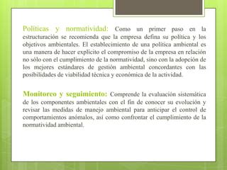 Diapositivas Gestion De Sistema Ambiental Ppt