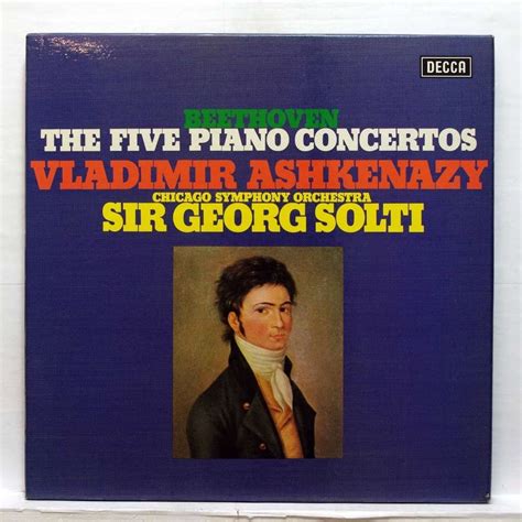 Beethoven The 5 Piano Concertos By Vladimir Ashkenazy LP Box Set