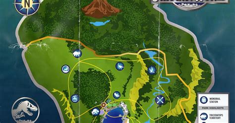 Jurassic World Recreation Map Overview Jurassicworldevo Image Jurassic World Map Full