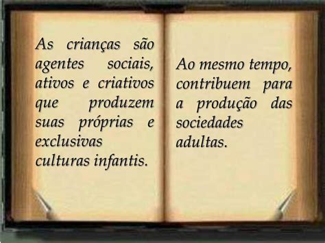 Sociologia Da Infância E Educação Infantil