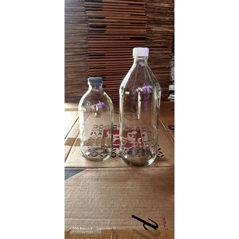 Jual Botol Kaca 1 Liter Botol Beling Botol Bensin Dobel Tutup