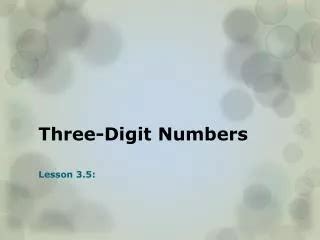 digit numbers powerpoint    id