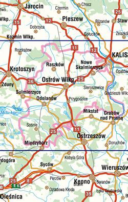 Powiat Ostrowski Dla Aktywnych Mapy GPS Sklep Z Mapami Nawigacja