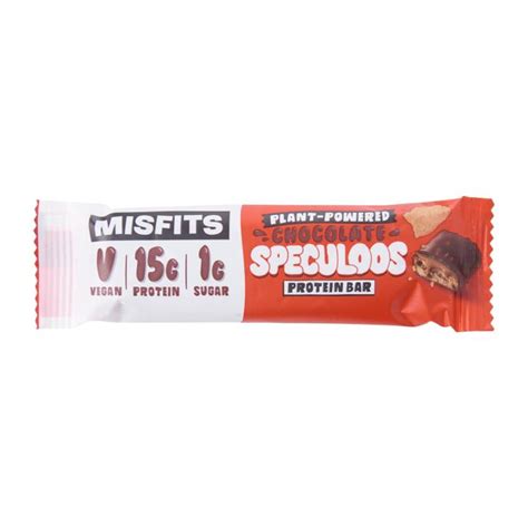 Misfits Vegan Gluten Free Protein Bar 45g Chocolate Speculoos 12 Pack Lazada Singapore