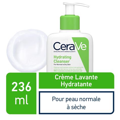 CERAVE CREME Lavante Hydratante Peau Normale à Sèche 236ml