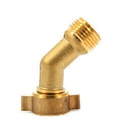 3 4 Lead Free Brass Hose Elbow 45 Degree Garden Hose Elbow With Gripper