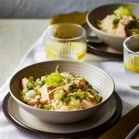 Risotto Met Witte Wijn En Zalm Boodschappen