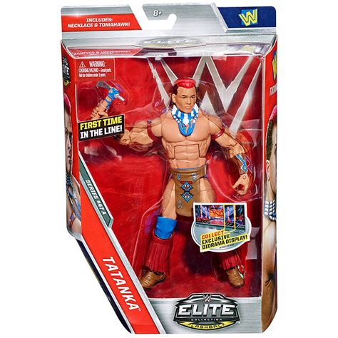 Elite Flashback Series Tatanka Action Figure Count Wrestling