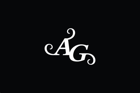 Monogram Ag Logo Gráfico Por Greenlines Studios · Creative Fabrica