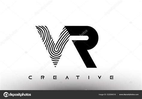 Fingerprint Zebra Letter Logo Design Logo Fingerprint Creative Icon