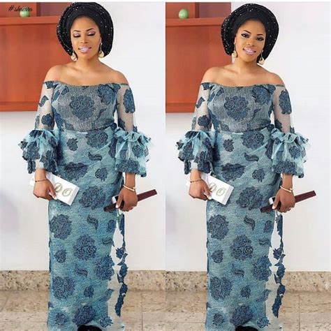 Plus Size Aso Ebi Style Inspiration African Attire Lace Fashion