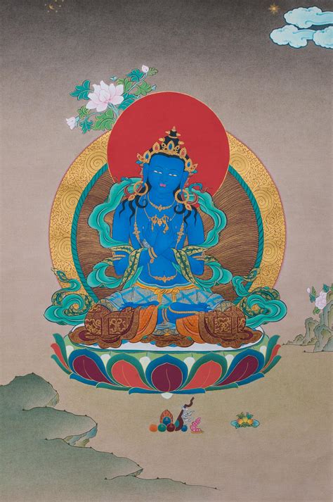 Vajradhara Thangka Ioe Dakini As Art