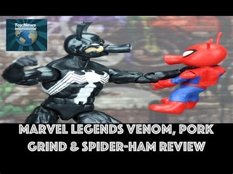 Venom 6 Marvel Legends Spider Ham Pork Grind And Venom Figures Review