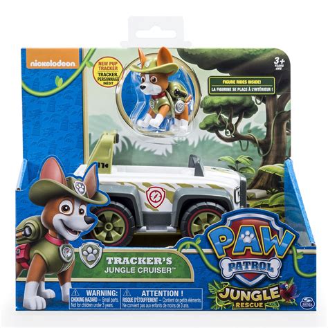 Paw Patrol Jungle Rescue Tracker™ Jungle Cruiser Toy Vehicle And Action