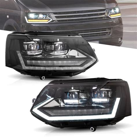 T Look Full Led Matrix Led Headlights For Volkswagen Transporter T