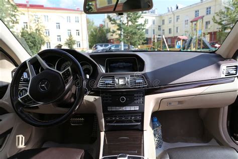 Mercedes Car Interior CLS Coupe Editorial Image - Image of german ...