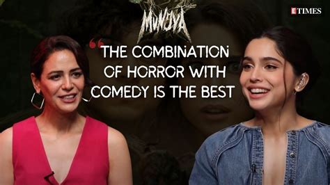 MUNJYA Sharvari Wagh Mona Singh Abhay Verma On Horror Comedy Vs