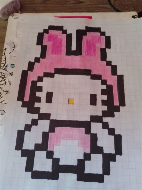 My Melody Dibujitos Sencillos Dibujos En Cuadricula Imagenes