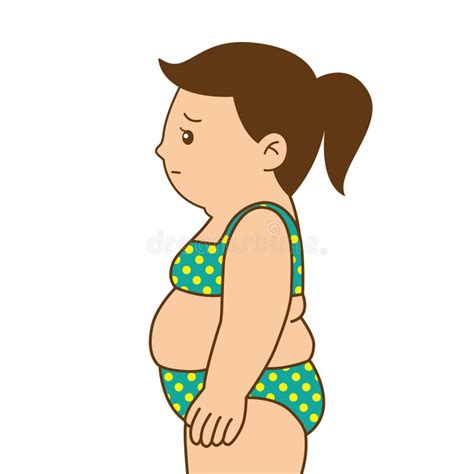 Green Dot Bikini Big Belly Leg Stock Illustrations 3 Green Dot Bikini