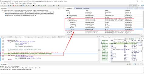 Ccs Cc R F Why The Ccs Shows The Variables In The Debug Are Wrong