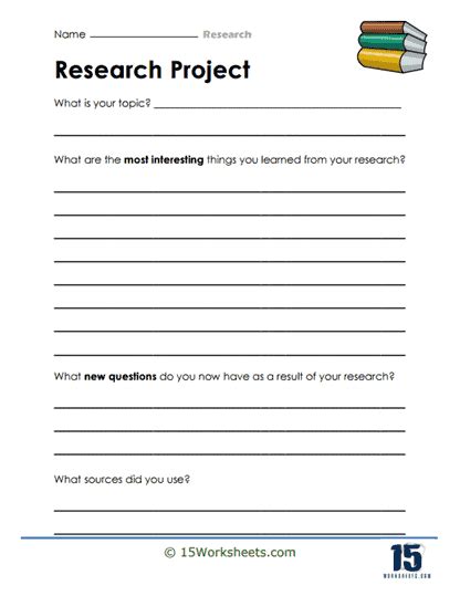 Research Worksheets 15