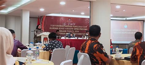 Kpu Kepri Uji Publik Penyusunan Dapil Dan Kursi Anggota Dprd Pemilu