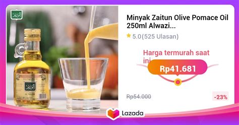 Minyak Zaitun Olive Pomace Oil 250ml Alwazir Indonesia