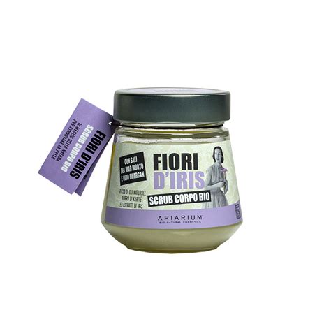 Scrub Corpo Fiori D Iris Apiarium Bio Natural Cosmetics