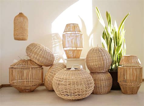 Natural Wicker Chandelier