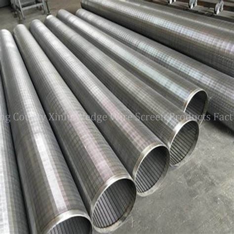 316l Stainless Steel Screen Pipe Deep Well Water Filter Pipe China