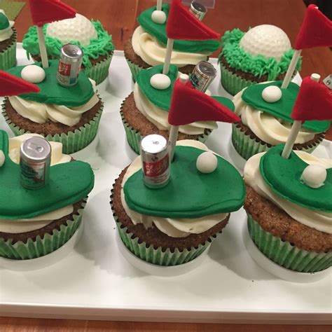 Golf Cupcakes By Jill Golf Cupcakes Cupcakes Desserts