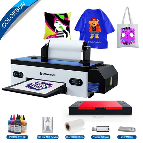 Colorusn A3 Dtf Printer For Epson R1390 Bundle T Shirt Dtf Printing