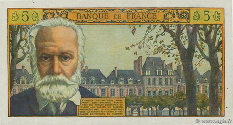 Nouveaux Francs Victor Hugo France F B Banknotes