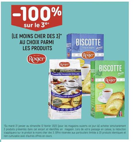 Promo Les Produits Roger Chez Leader Price ICatalogue Fr