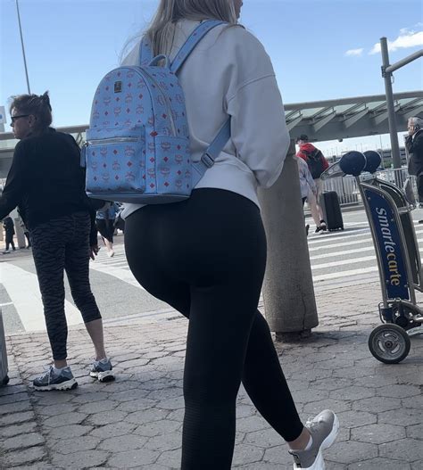 Tall European Big Bubbly Ass OC Airport Series Spandex