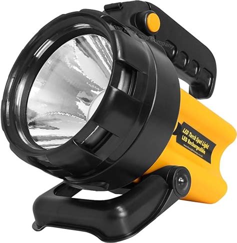 Rechargeable 3w Led Work Light Torch Large Super Bright 80 Meter Beam