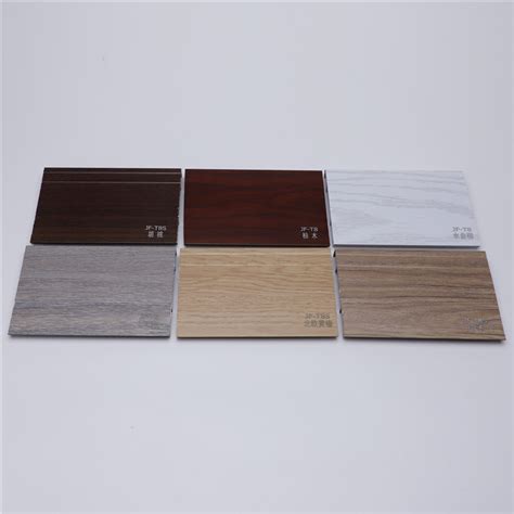 Aluminum Metal Skirting Board with Back Buckle Skirting Manufacturer ...