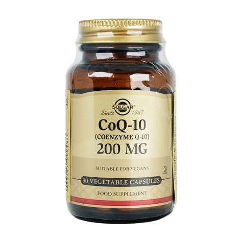 Solgar Koenzim Q 10 200 Mg 30 Kapsül TheLifeCoShop