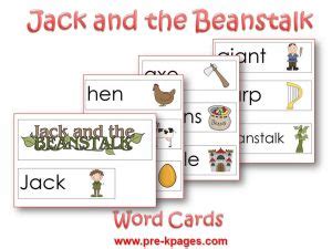 Jack And The Beanstalk Preschool Activities