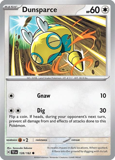 Dunsparce Sv Pok Mon Card Database Pokemoncard